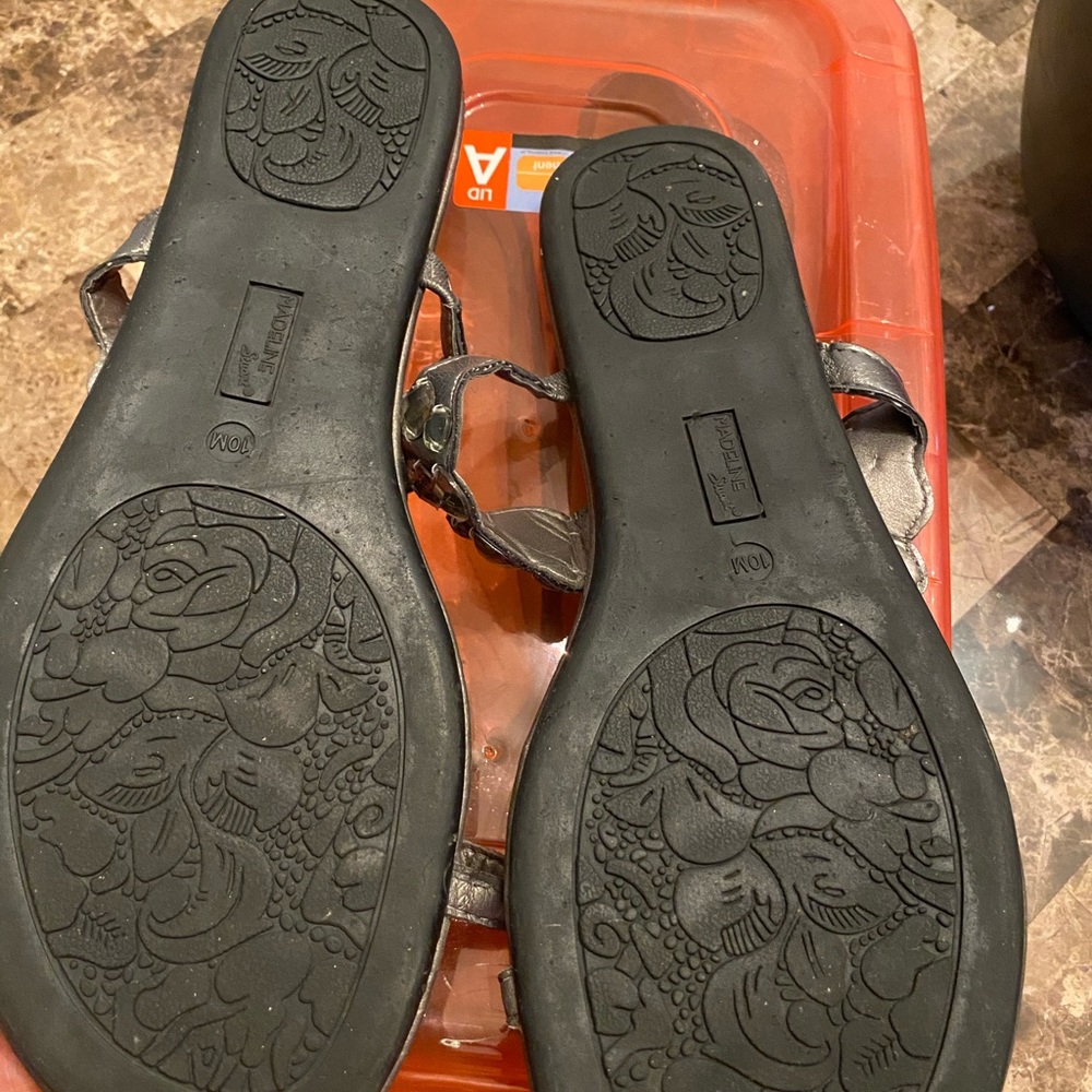 Ladies Blingy Rhinestone Sandals - Picture 5 of 5
